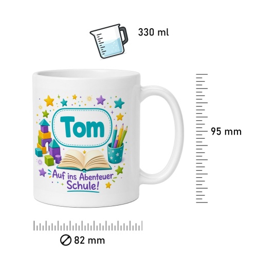 Tasse »Tom Auf ins Abenteuer Schule!«