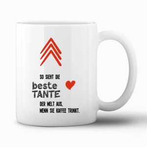 Tasse "So sieht die beste Tante..."