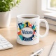 Tasse »Victoria Jetzt bin ich ein Schulkind!«