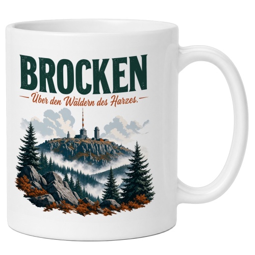 Tasse »Brocken Über den Wäldern des...