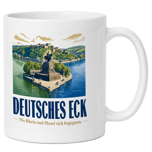 Tasse »Deutsches Eck Wo Rhein und Mosel sich...