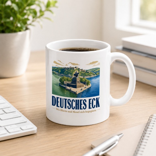 Tasse »Deutsches Eck Wo Rhein und Mosel sich...