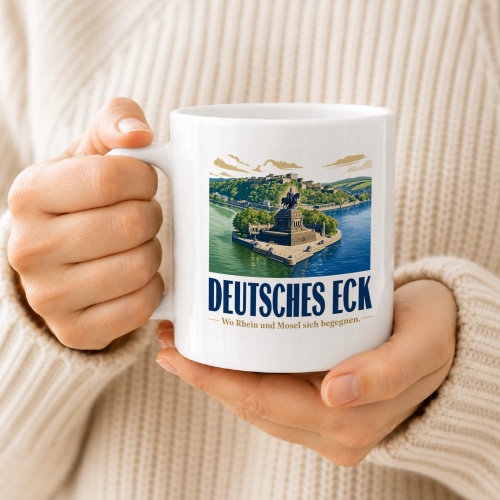 Tasse »Deutsches Eck Wo Rhein und Mosel sich begegnen«
