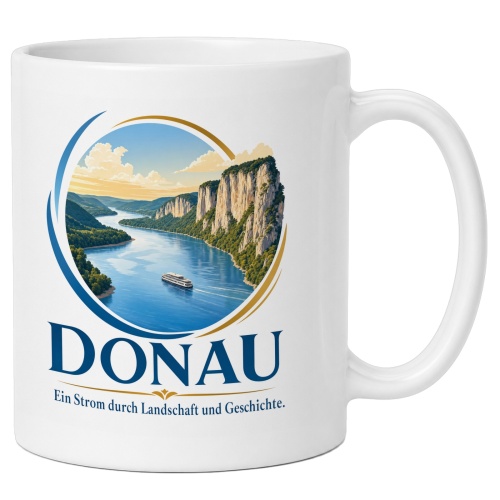 Tasse »Donau Ein Strom durch Landschaft und...