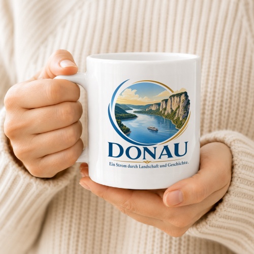 Tasse »Donau Ein Strom durch Landschaft und Geschichte.«