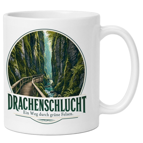 Tasse »Drachenschlucht Ein Weg durch grüne...