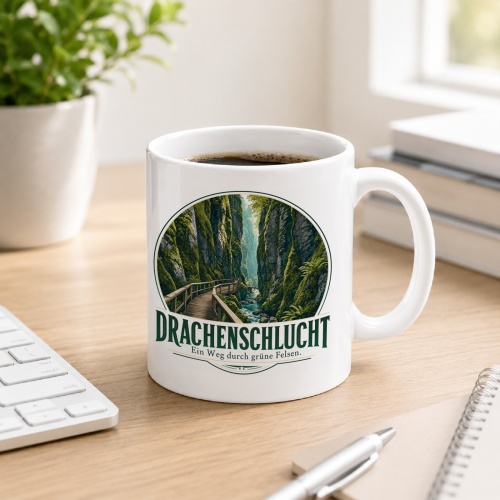 Tasse »Drachenschlucht Ein Weg durch grüne...