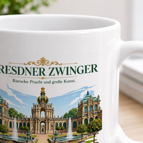 Tasse »Dresdner Zwinger Barocke Pracht und große Kunst.«