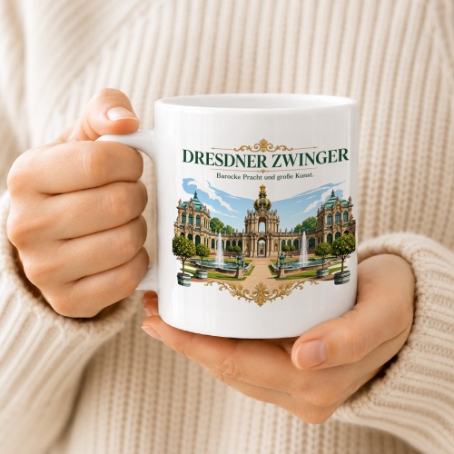Tasse »Dresdner Zwinger Barocke Pracht und große Kunst.«