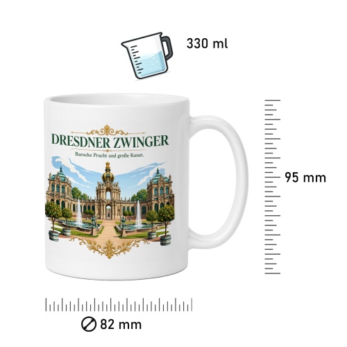 Tasse »Dresdner Zwinger Barocke Pracht und große Kunst.«