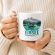Tasse »Eibsee Bergpanorama im klaren Wasser.«