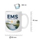 Tasse »Ems Ruhiges Wasser. Weites Land.«