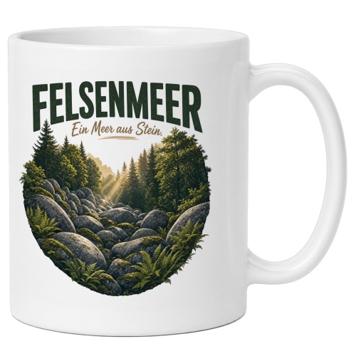 Tasse »Felsenmeer Ein Meer aus Stein.«