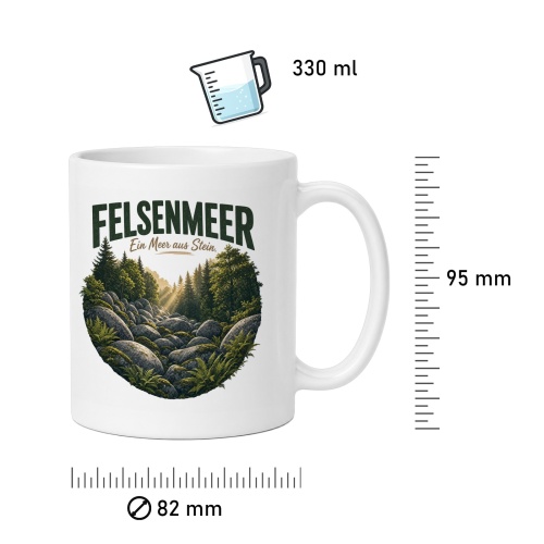 Tasse »Felsenmeer Ein Meer aus Stein.«