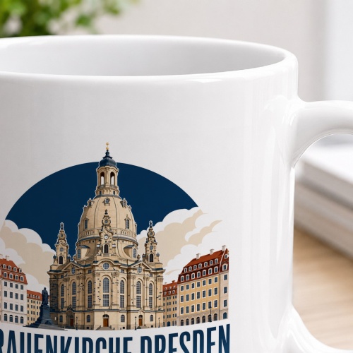 Tasse »Frauenkirche Dresden Aus Geschichte neu erstanden.«