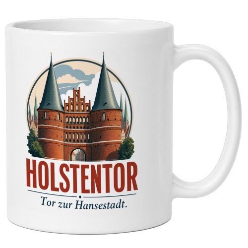 Tasse »Holstentor Tor zur Hansestadt.«