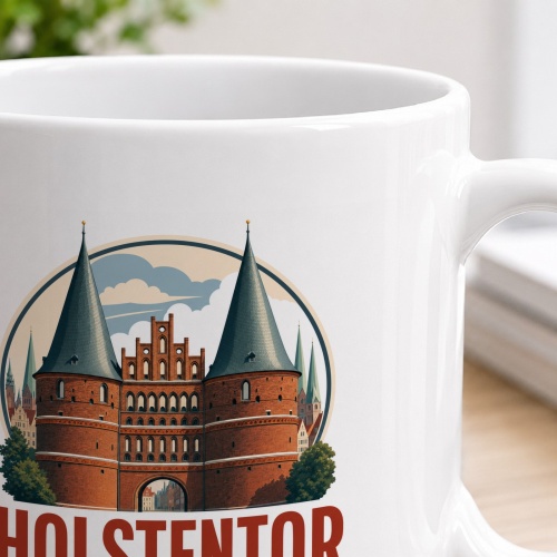Tasse »Holstentor Tor zur Hansestadt.«