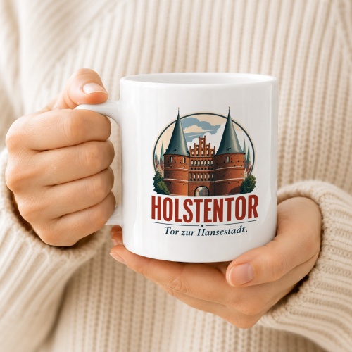Tasse »Holstentor Tor zur Hansestadt.«