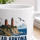 Tasse »Kap Arkona Leuchttürme über der Ostsee«