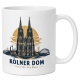 Tasse »Kölner Dom Gotik über dem Rhein.«