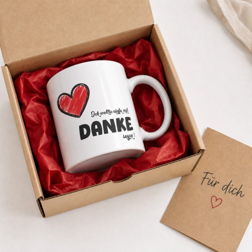 Tasse »Ich wollte einfach nur Danke sagen!«