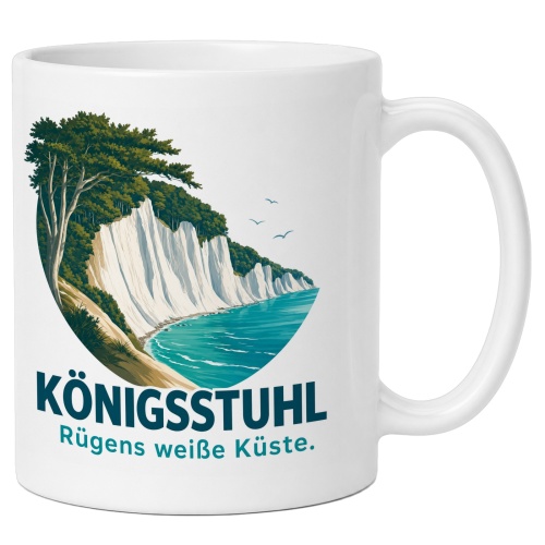 Tasse »Königsstuhl Rügens weiße...