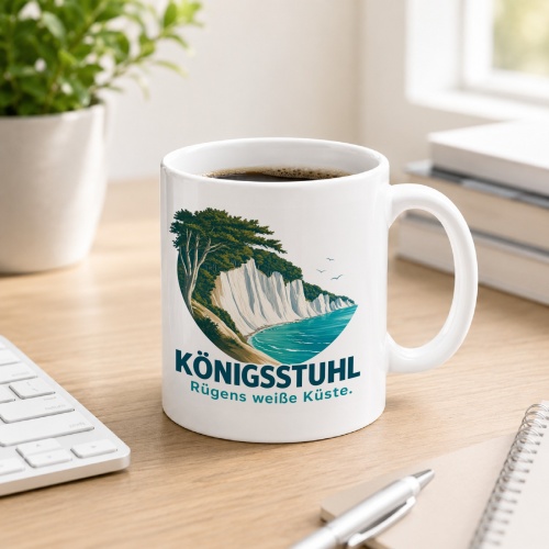 Tasse »Königsstuhl Rügens weiße...