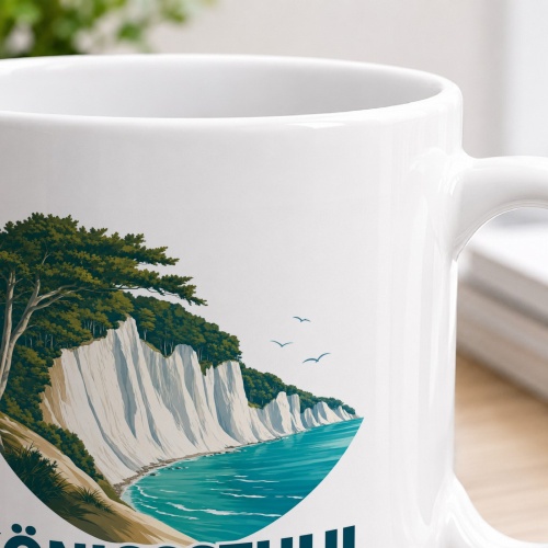 Tasse »Königsstuhl Rügens weiße Küste.«