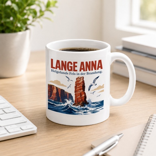 Tasse »Lange Anna Helgolands Fels in der...
