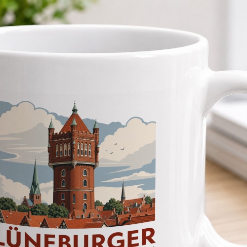 Tasse »Lüneburger Wasserturm Weitblick über der alten Stadt«