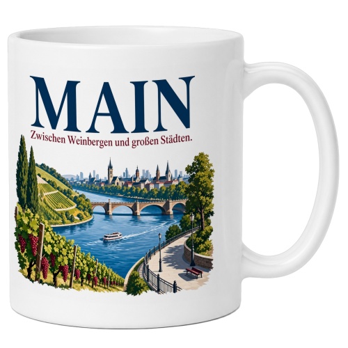 Tasse »Mainz Zwischen Weinbergen und großen...