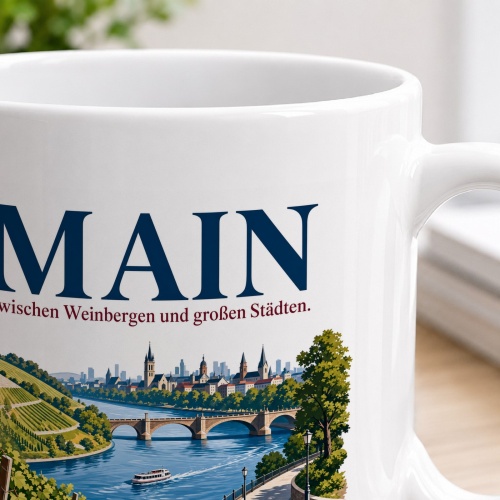 Tasse »Mainz Zwischen Weinbergen und großen Städten.«