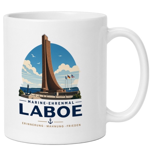 Tasse »Marine-Ehrenmal Laboe Erinnerung ·...