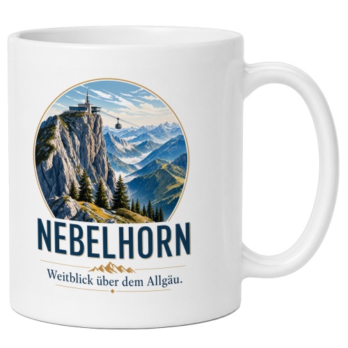 Tasse »Nebelhorn Weitblick über dem...