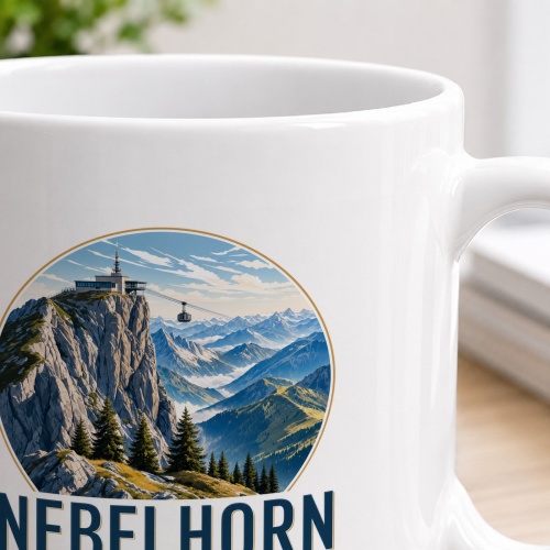 Tasse »Nebelhorn Weitblick über dem Allgäu.«