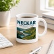 Tasse »Neckar Burgen, Wein und sanfte Wege.«