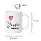 Tasse »Danke für alles!« (rot)