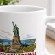 Tasse »Niederwalddenkmal Hoch über Rhein und Reben.«
