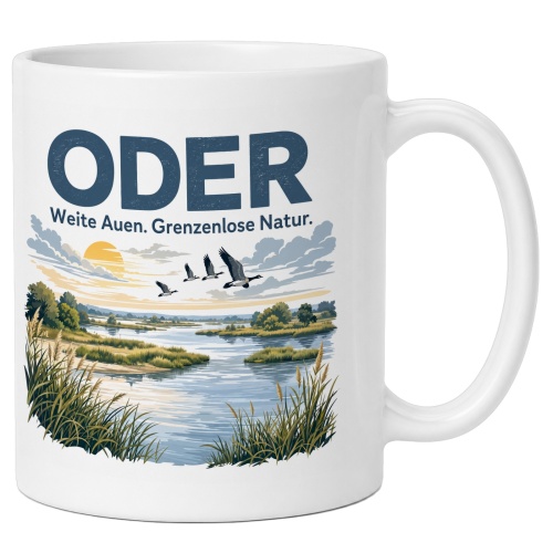 Tasse »Oder Weite Auen. Grenzenlose Natur.«