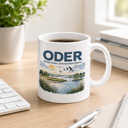 Tasse »Oder Weite Auen. Grenzenlose Natur.«