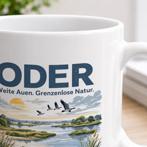 Tasse »Oder Weite Auen. Grenzenlose Natur.«