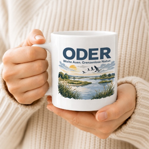 Tasse »Oder Weite Auen. Grenzenlose Natur.«