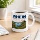 Tasse »Rhein Burgen, Reben und große Geschichten.«