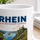 Tasse »Rhein Burgen, Reben und große Geschichten.«