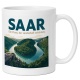 Tasse »Saar Ein Fluss, der Landschaft zeichnet.«