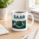 Tasse »Saar Ein Fluss, der Landschaft zeichnet.«