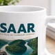 Tasse »Saar Ein Fluss, der Landschaft zeichnet.«