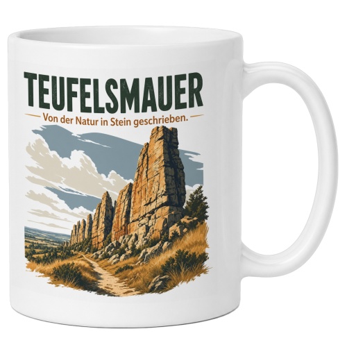 Tasse »Teufelsmauer Von der Natur in Stein...