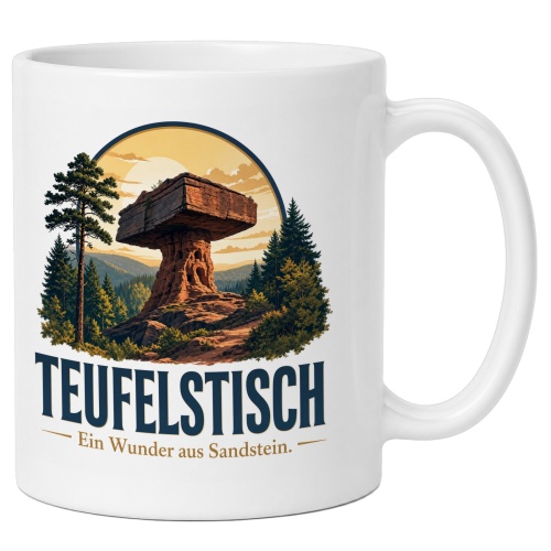 Tasse »Teufelstisch Ein Wunder aus Sandstein.«