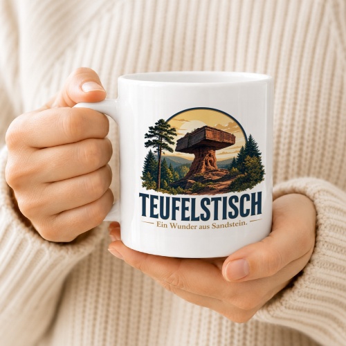 Tasse »Teufelstisch Ein Wunder aus Sandstein.«
